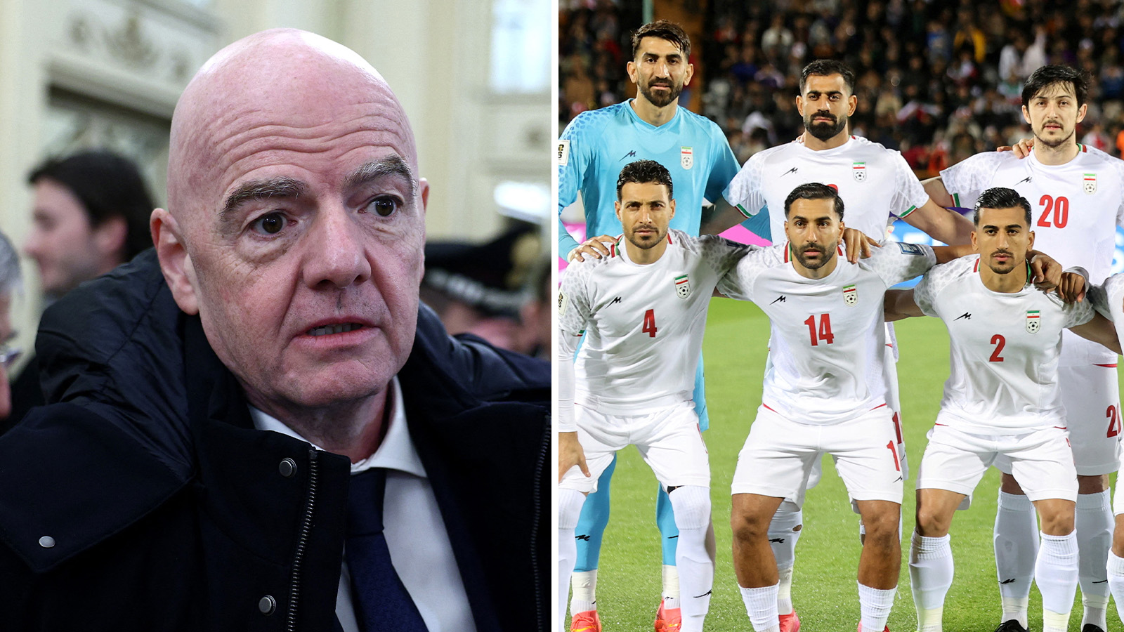 Fifa-presidenten avvisar Irans begäran: ”Vi har ett schema”