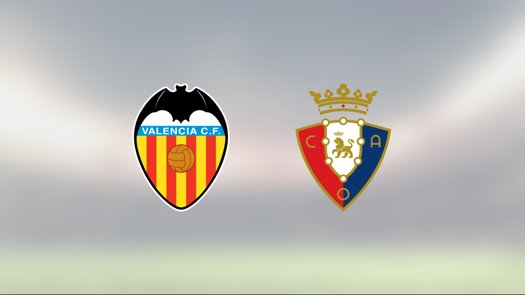Largie Ramazani matchhjälte för Valencia hemma mot Osasuna