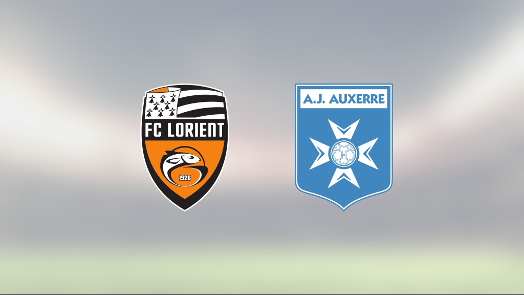 Oavgjort för Auxerre på bortaplan mot Lorient