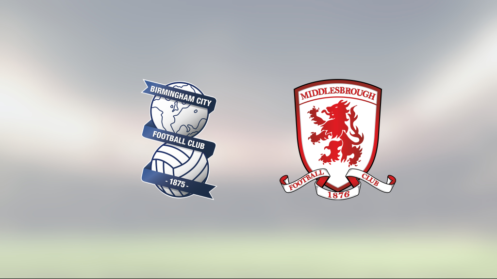 Middlesbrough fortsätter segersviten mot Birmingham