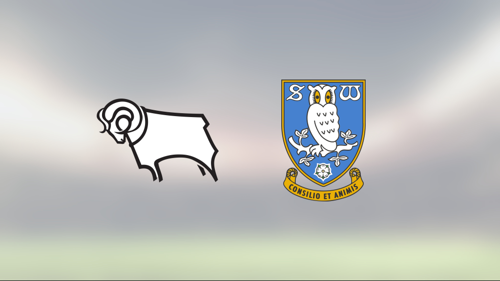 Stark första halvlek avgjorde för Derby County mot Sheffield Wednesday