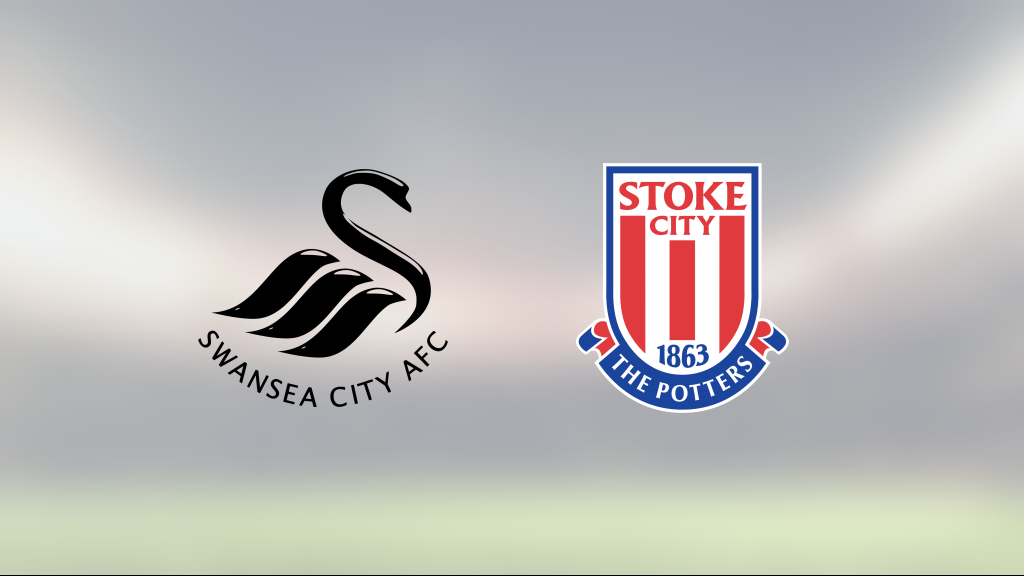 Swansea City avgjorde i andra halvlek mot Stoke City
