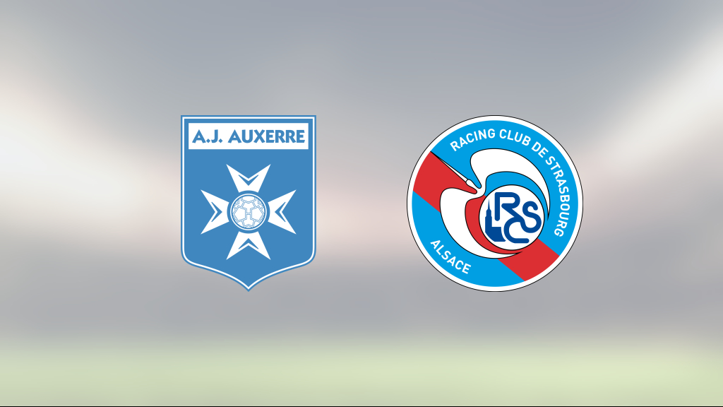 Dubbla nollor när Auxerre tog emot Strasbourg