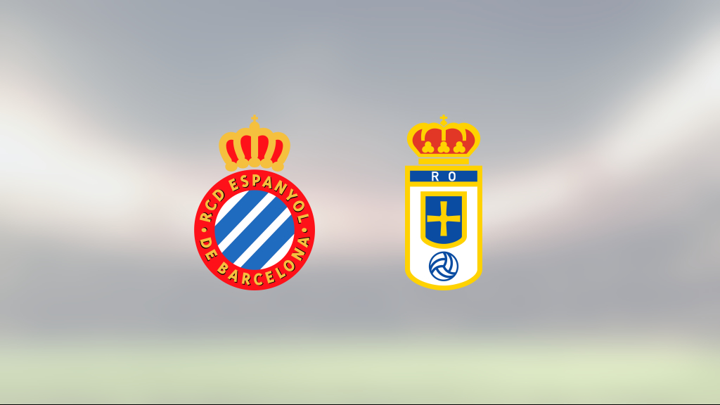 Espanyol kryssade hemma mot Real Oviedo