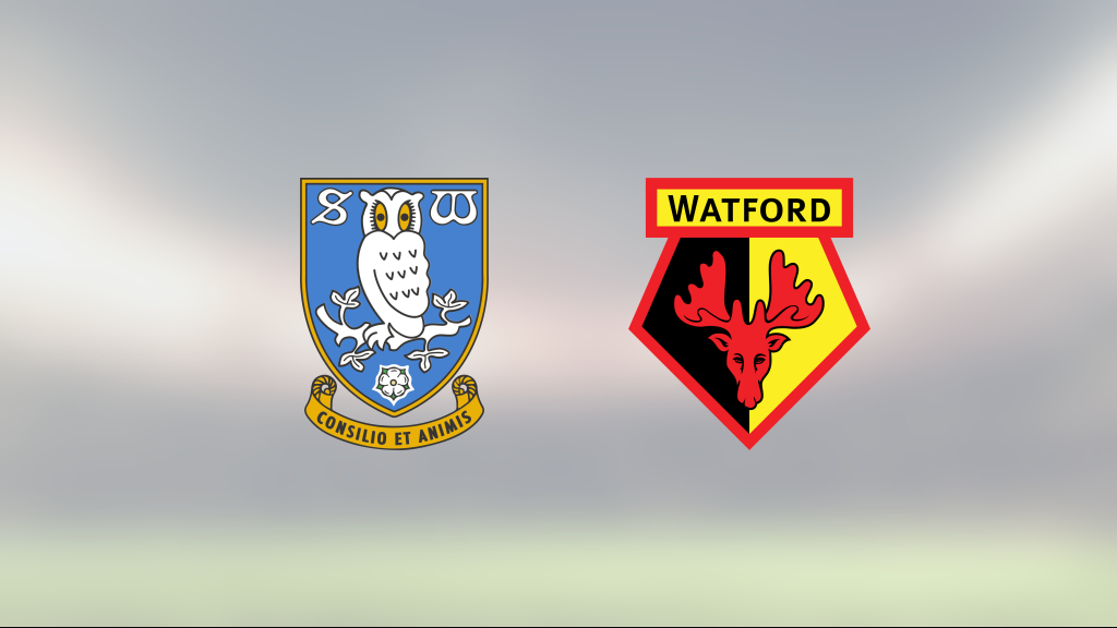 Kryss på övertid för Watford mot Sheffield Wednesday