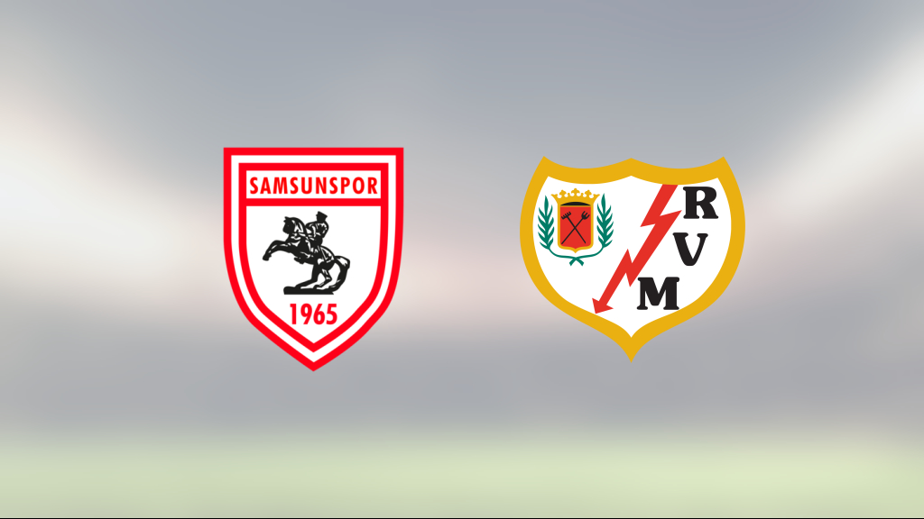 Alexandre Zurawski i målform när Rayo Vallecano vann mot Samsunspor