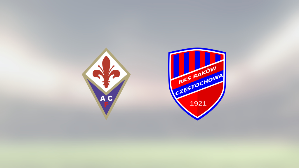Fiorentina avgjorde mot Rakow efter paus