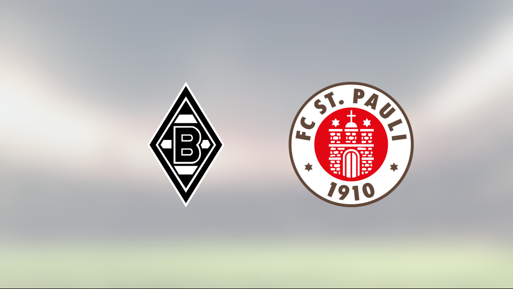 Mönchengladbach tog hemmaseger mot St Pauli