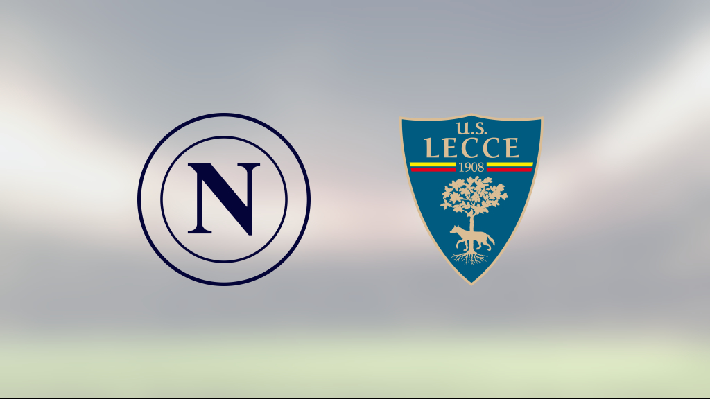 Napolis segerrad mot Lecce intakt