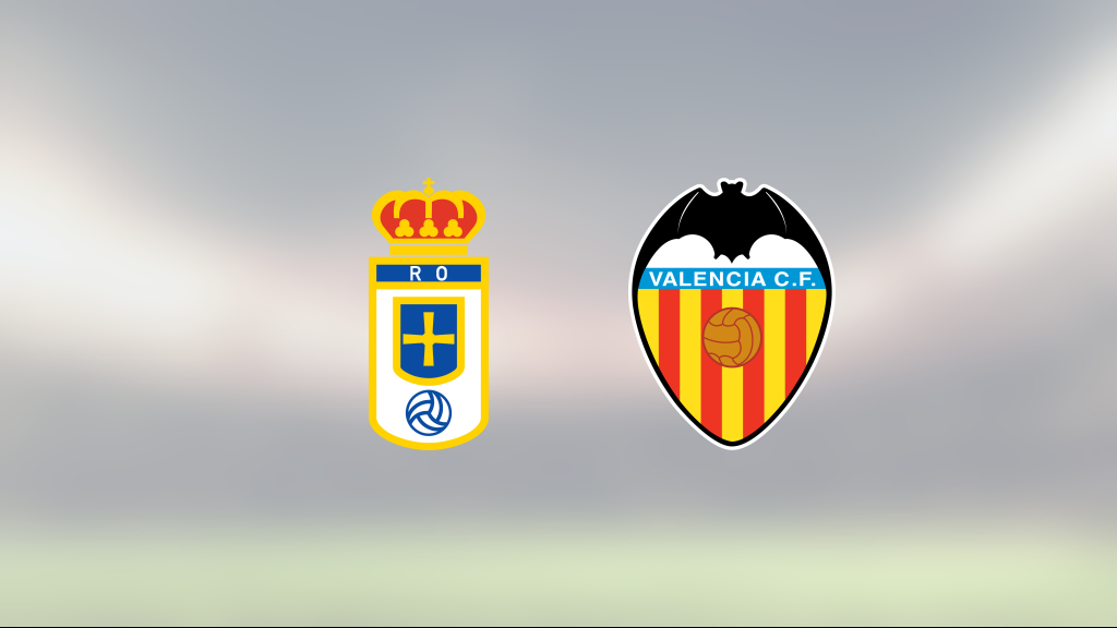 Förlust mot Real Oviedo för Valencia