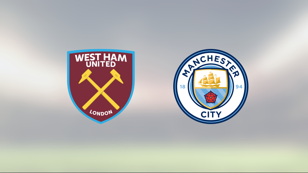 Obesegrade sviten håller i sig för Manchester City – efter 1–1 mot West Ham
