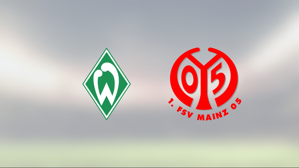 Mainz vann klart mot Werder Bremen på Wohninvest WESERSTADION
