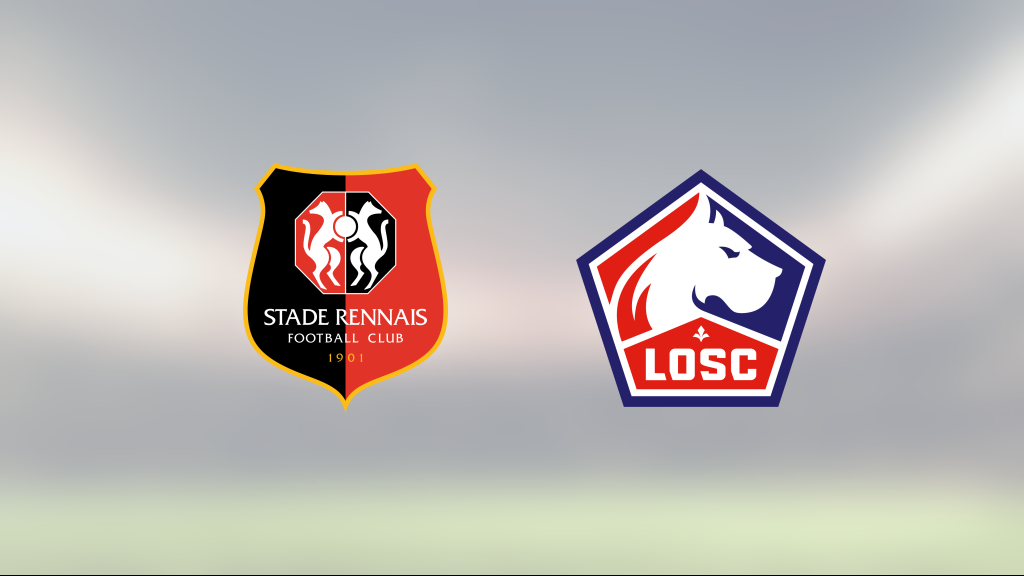 Lille vann mot Rennes på Roazhon Park efter rivstart