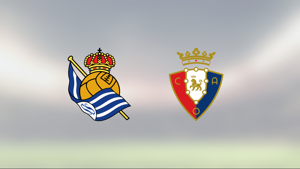 Victor Munoz mål räckte inte för Osasuna mot Real Sociedad