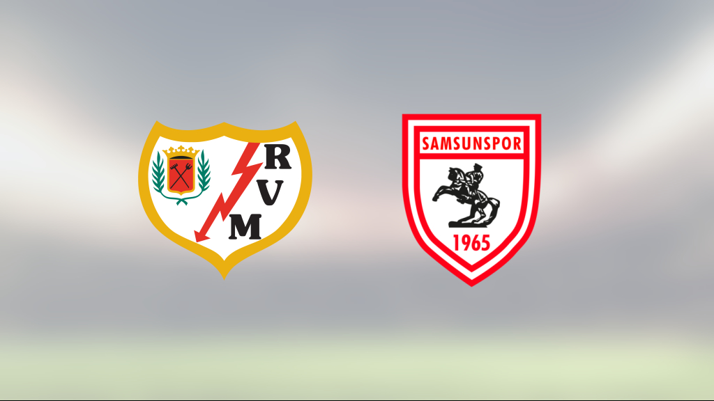 Förlust mot Samsunspor för Rayo Vallecano