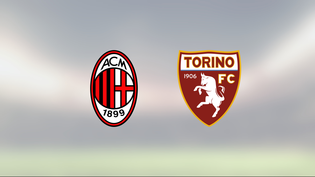 Uddamålsseger för Milan på hemmaplan mot Torino