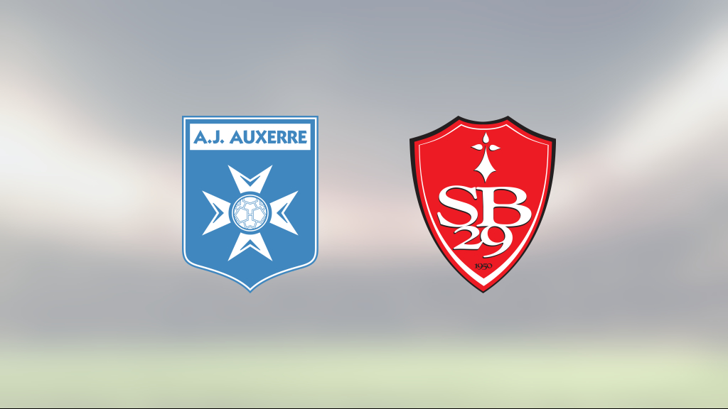 Bryan Okoh het när Auxerre besegrade Brest