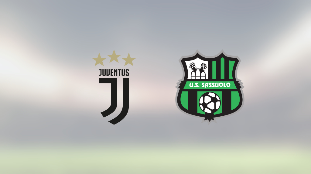 Juventus i ledning i halvtid – men tappade segern mot Sassuolo