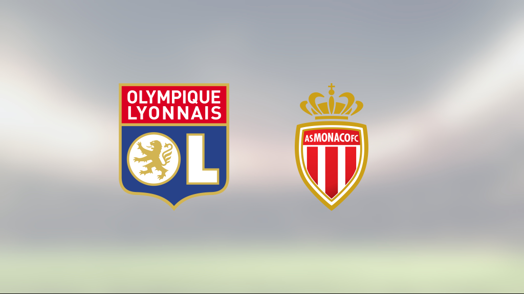 Formstarkt Monaco vann mot Lyon