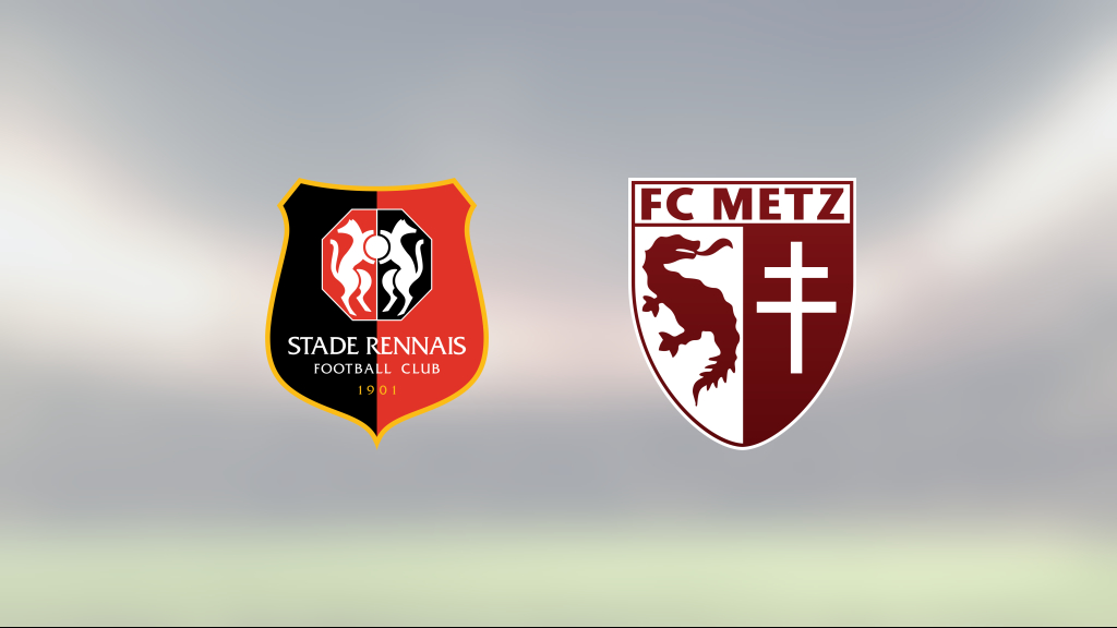 Dubbla nollor när Rennes tog emot Metz
