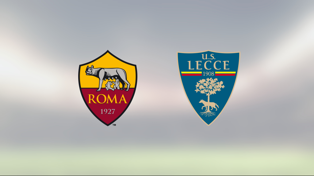 Förlust mot Roma för Lecce