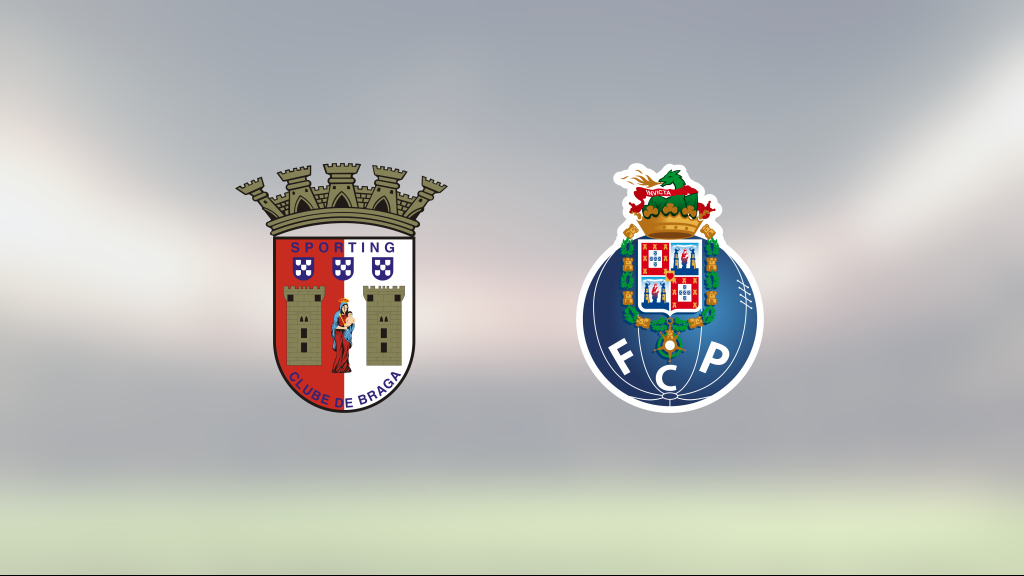 Porto vann mot Braga på Estadio Municipal de Braga