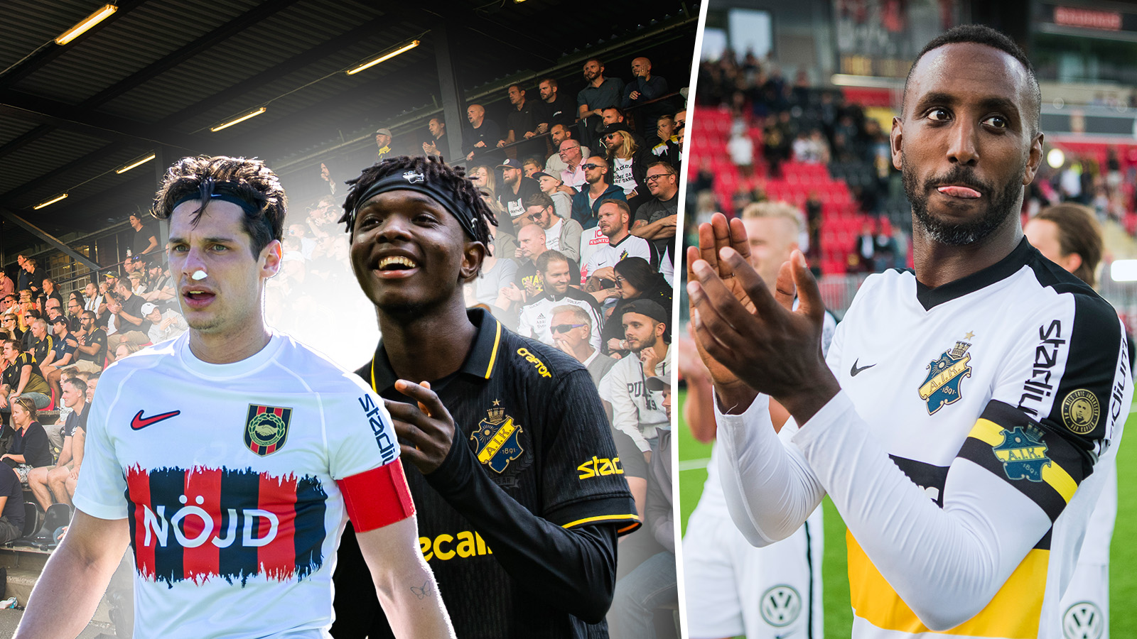 BP har aldrig slagit AIK – som dominerar på Grimstas läktare