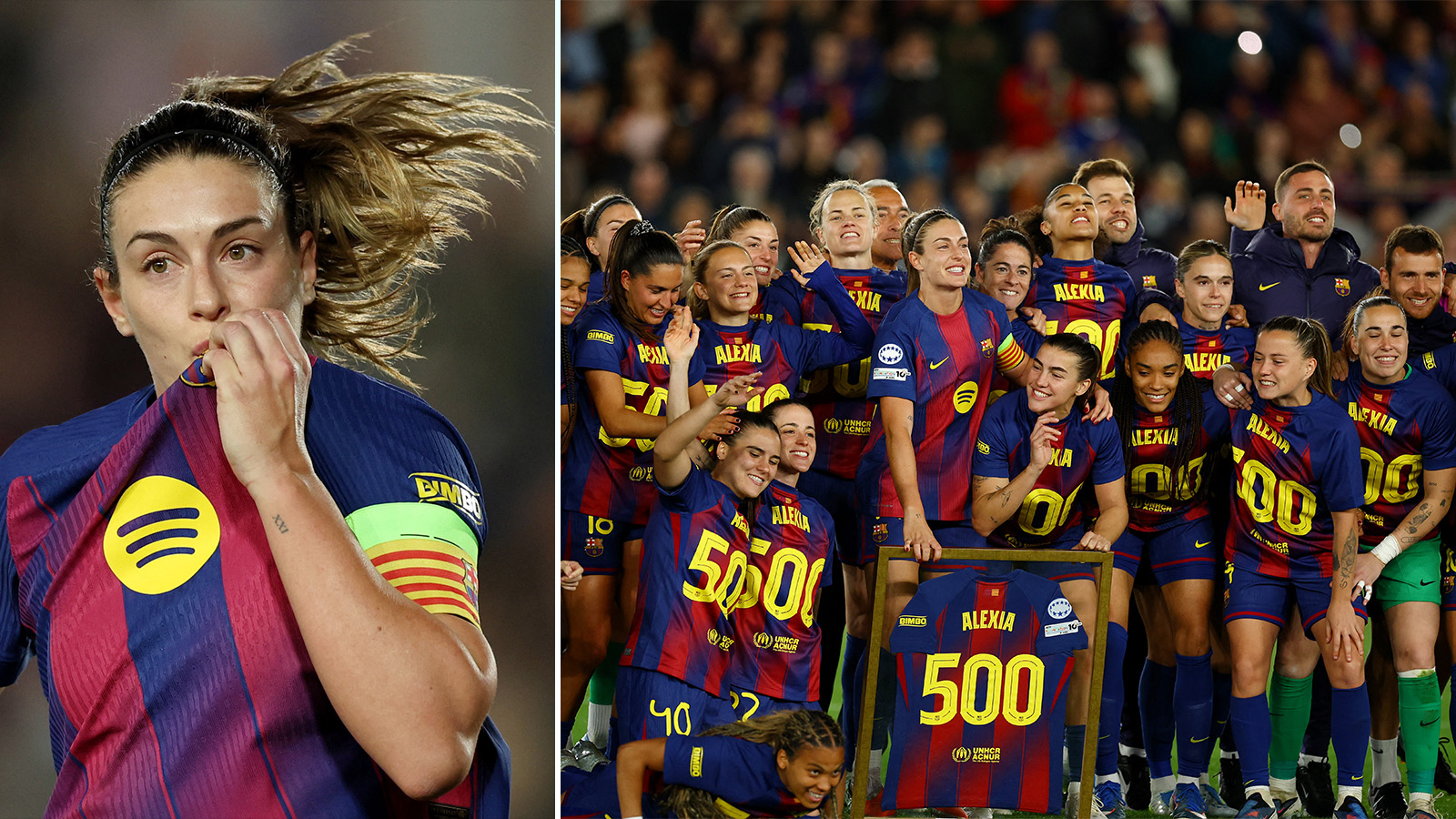 Alexia Putellas nya milstolpe – 500 (!) matcher i Barca