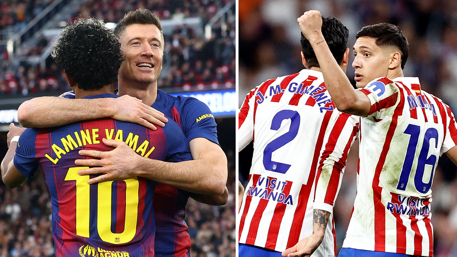 JUST NU: Så ställer Barcelona och Atletico Madrid upp