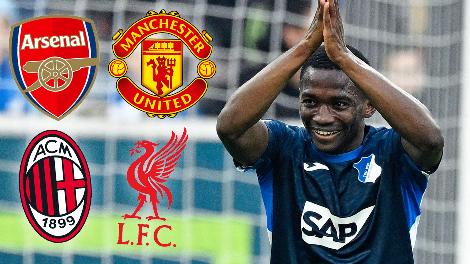 Fyra storklubbar uppges jaga Bazoumana Touré