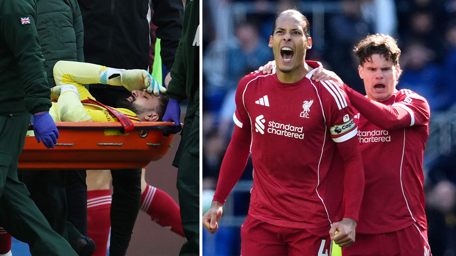 JUST NU: Van Dijk stor hjälte i Merseysidederbyt