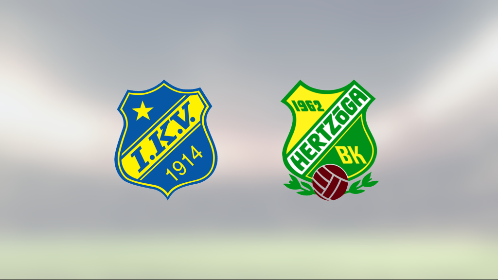 Hertzöga föll med 0–2 mot IK Viljan Strängnäs
