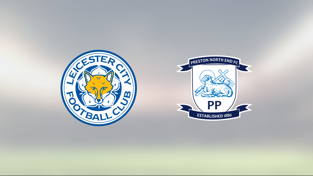 Leicester fixade poäng trots underläge hemma mot Preston North End