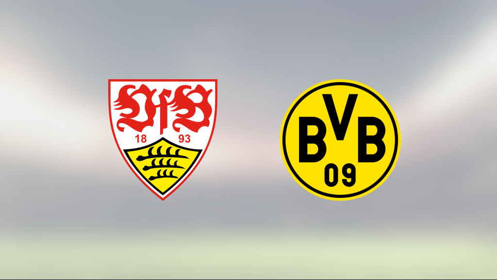 Borussia Dortmund vann toppmötet med VfB Stuttgart