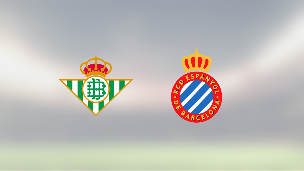 Mållöst när Real Betis tog emot Espanyol