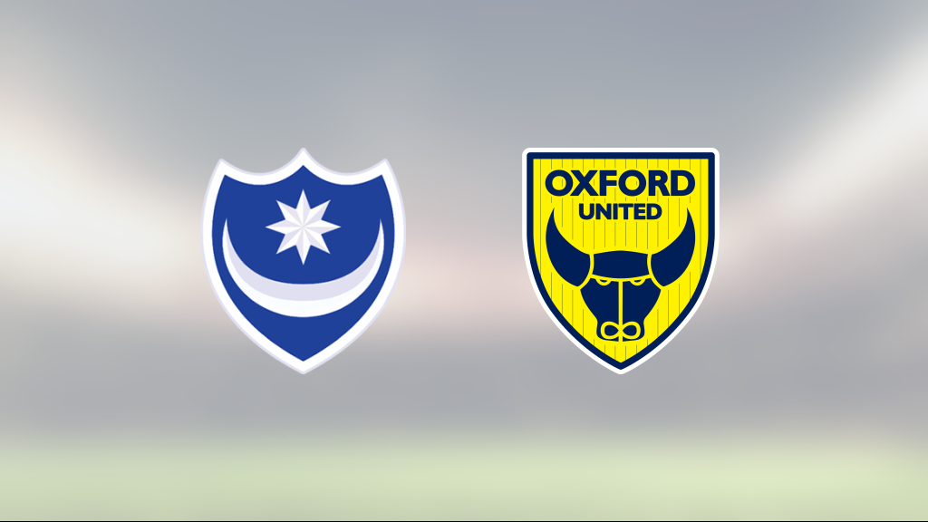 Kryss i 88:e minuten för Portsmouth mot Oxford United