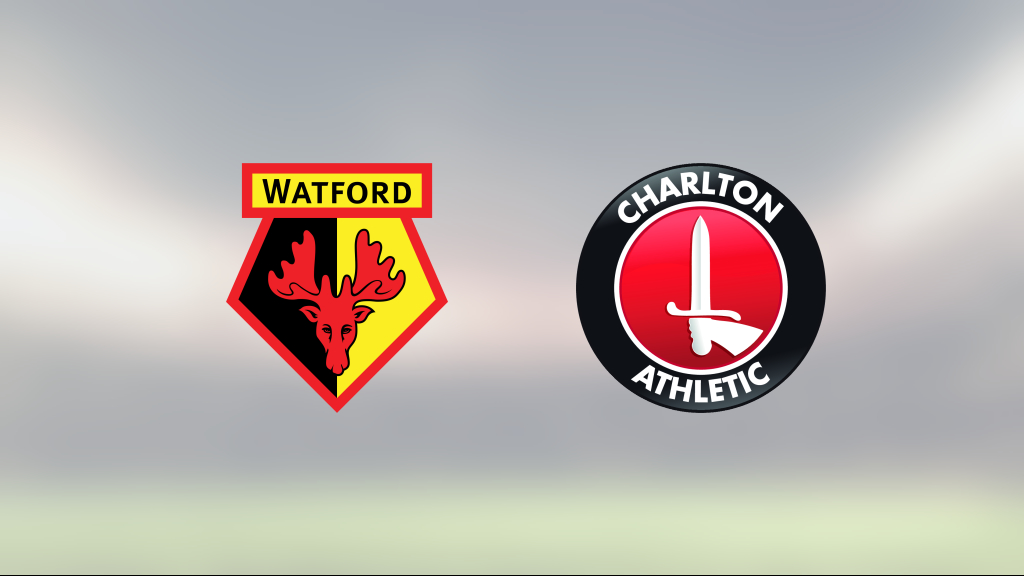 Oavgjort möte mellan Watford och Charlton