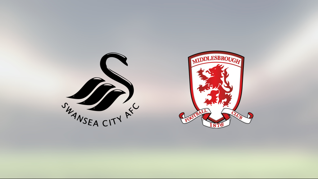 En poäng för Middlesbrough borta mot Swansea City