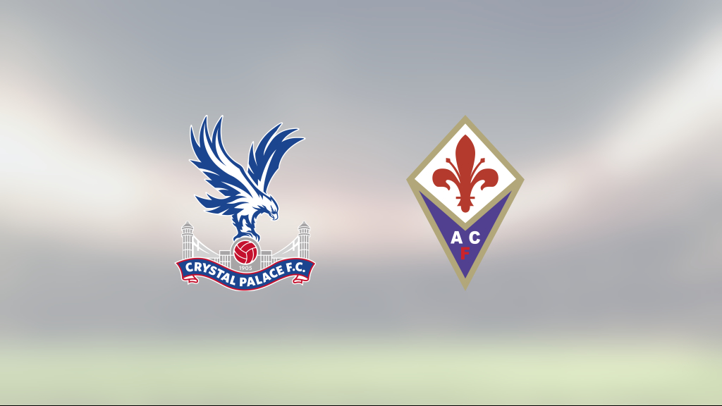 Crystal Palace vann första matchen med 3–0 mot Fiorentina