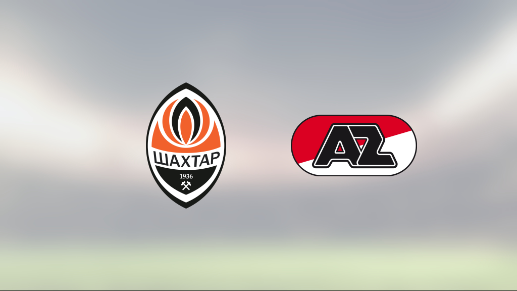 Seger på hemmaplan för Shaktar Donetsk mot AZ
