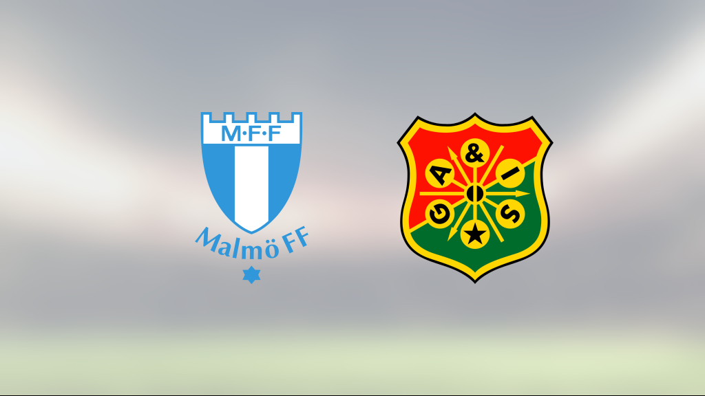 Malmö FF segrare efter stark start mot GAIS