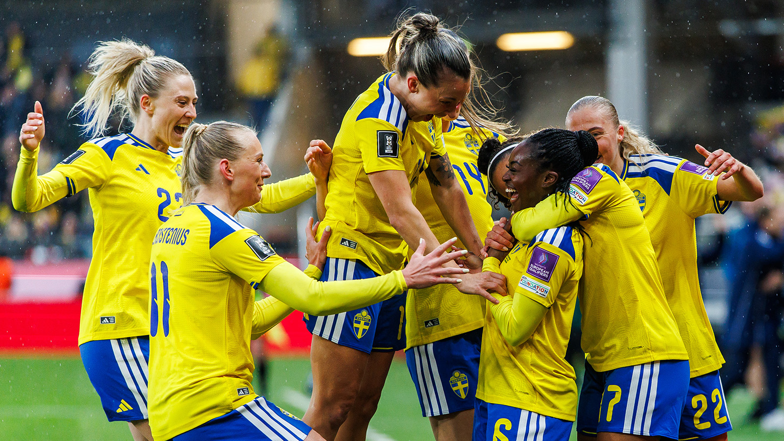 JUST NU: Monica Jusu Bah gör sitt första landslagsmål