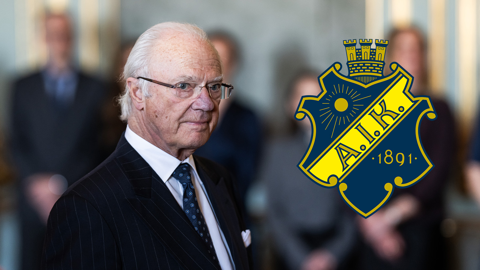 AIK:s födelsedagshälsning till Kung Carl XVI Gustaf 