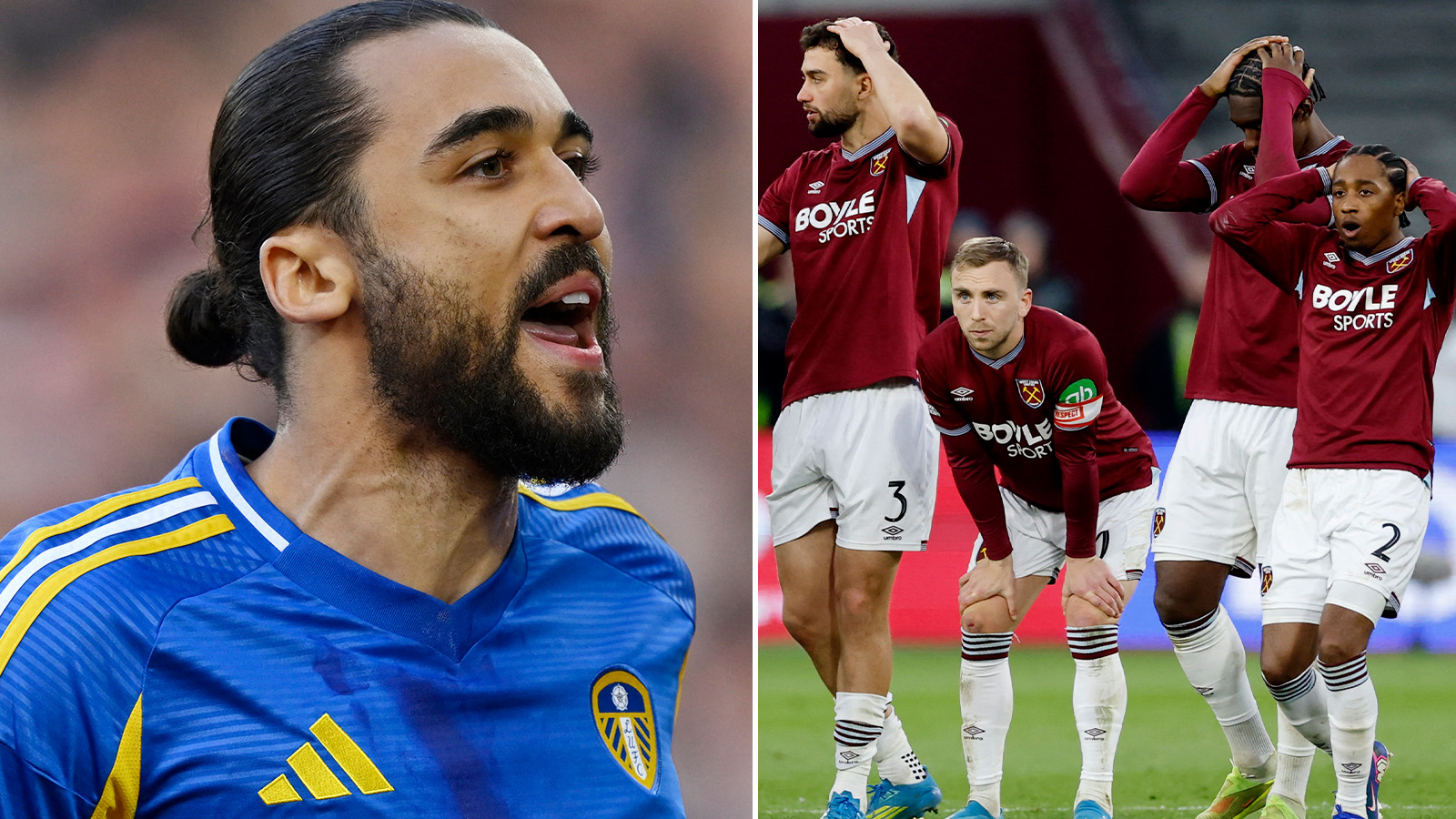 Leeds vidare – trots West Hams blixtkvittering