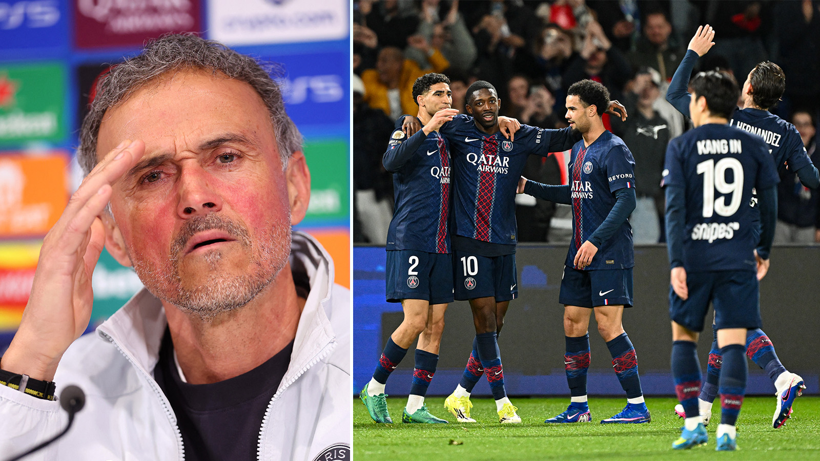 Luis Enrique: ”Alla spelare är av internationell kaliber”