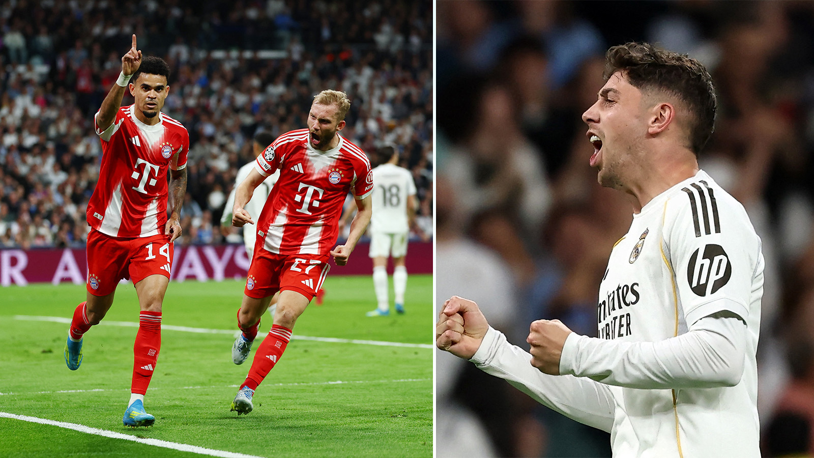 JUST NU: Så startar Real Madrid och Bayern München