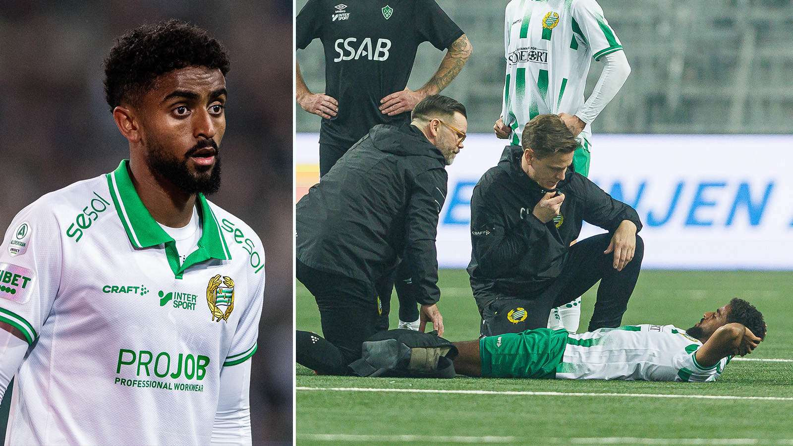 Hammarbys bakslag: Tekie väntas missa matchen mot Västerås