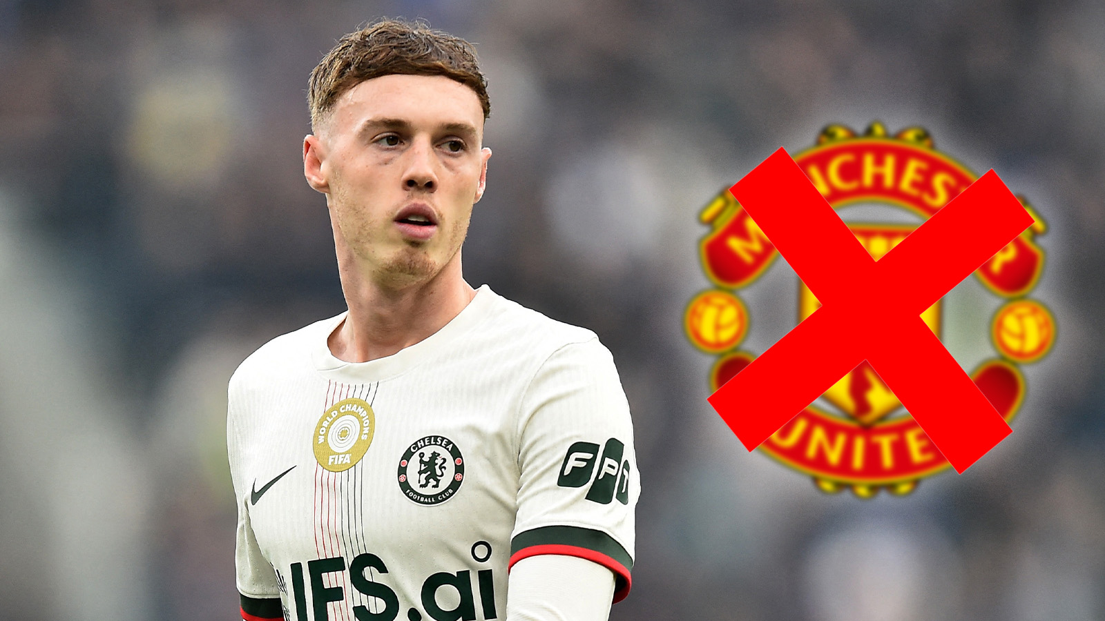 Palmer bemöter Manchester United-ryktet: ”Skrattar bara”
