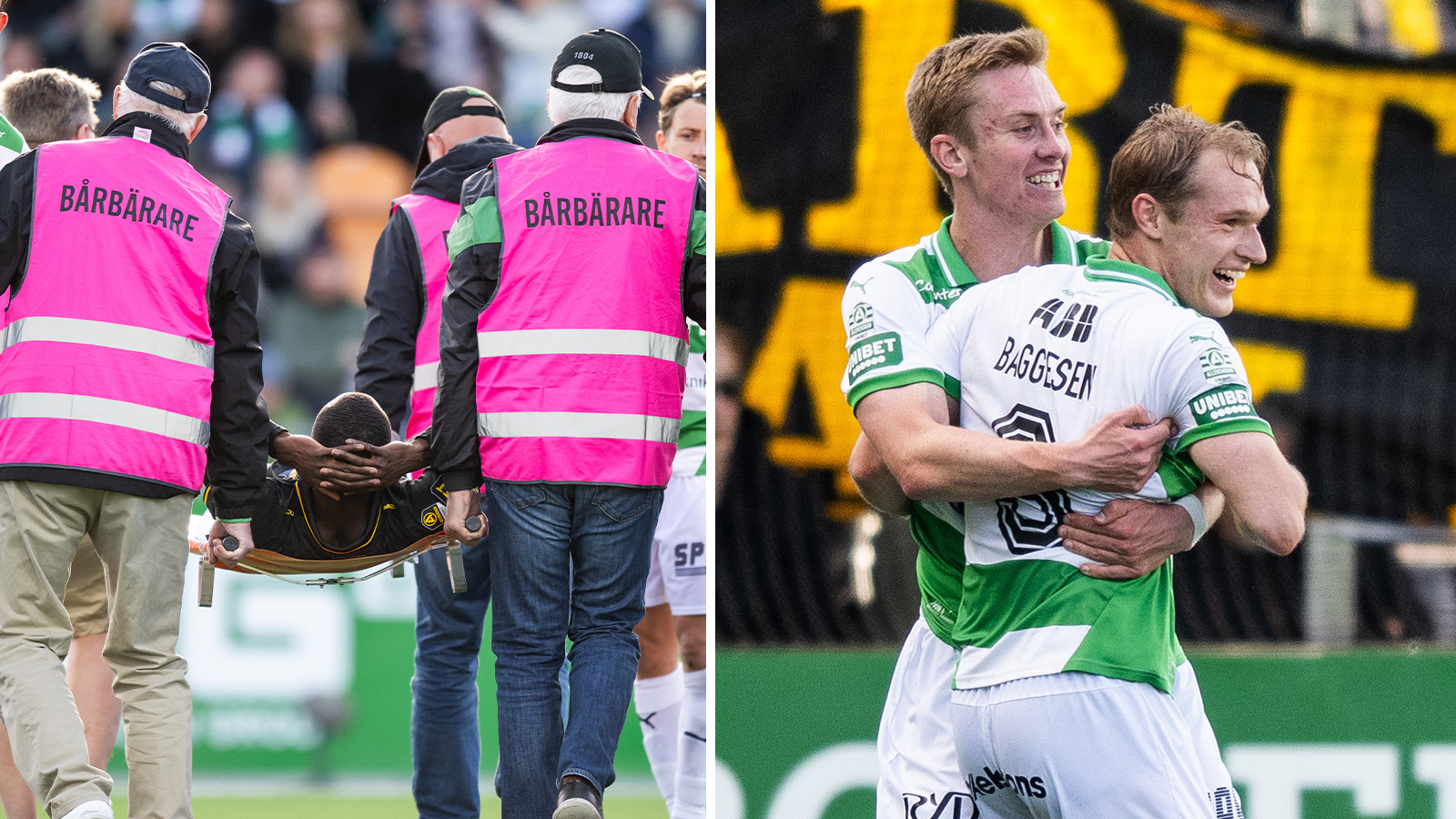 JUST NU: Csongvai räddade poäng för AIK – Cissé utburen på bår