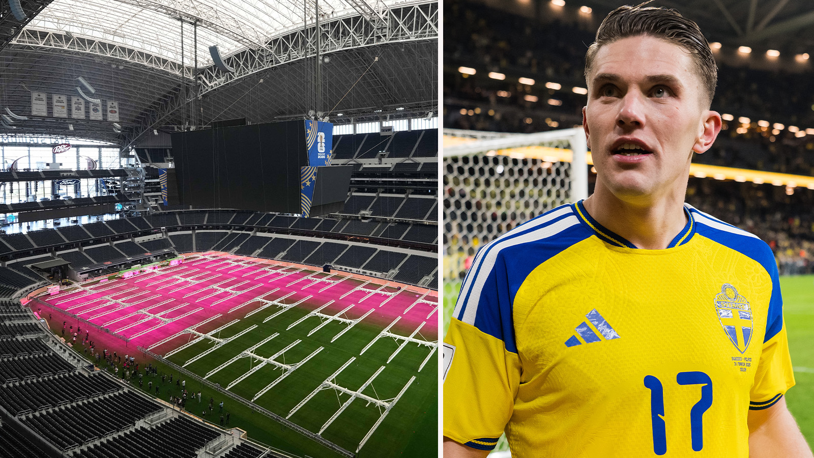 Udda lösningen inför Sveriges VM-match